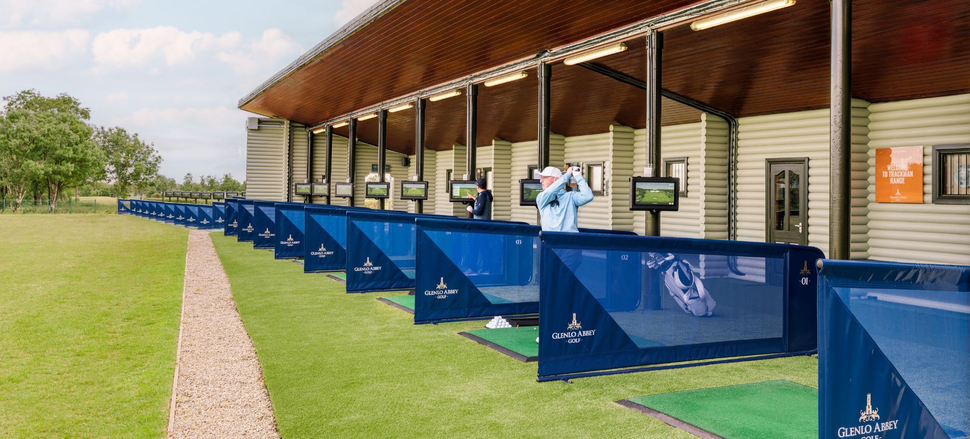 Trackman with Golfer