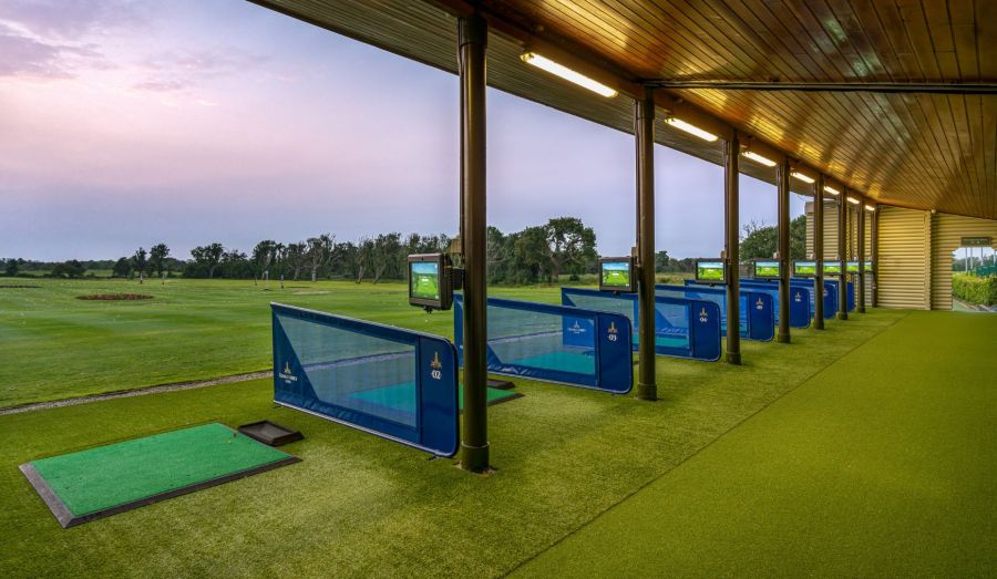 Trackman Driving Range at Dusk - Tab Gallery