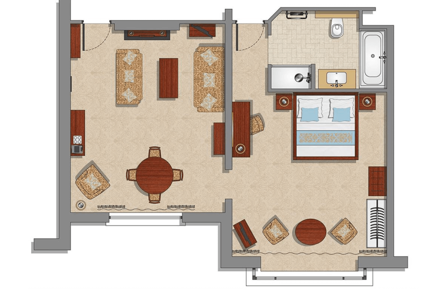 garden suite floorplan