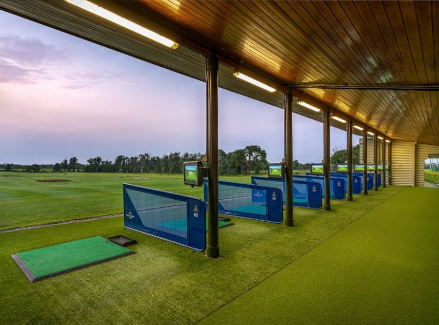 Trackman Driving Range at Dusk - Tab Gallery