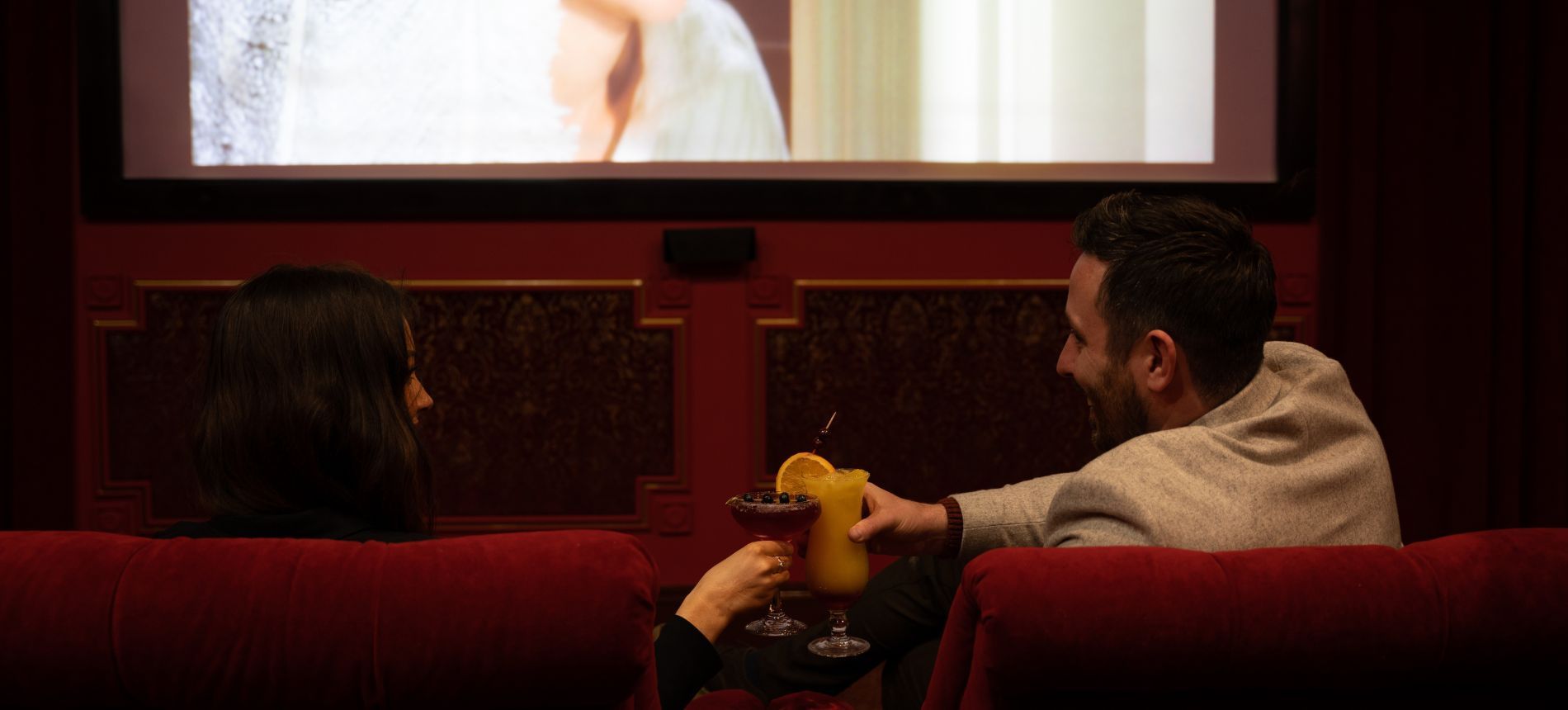 Couple in Abbey Cinema