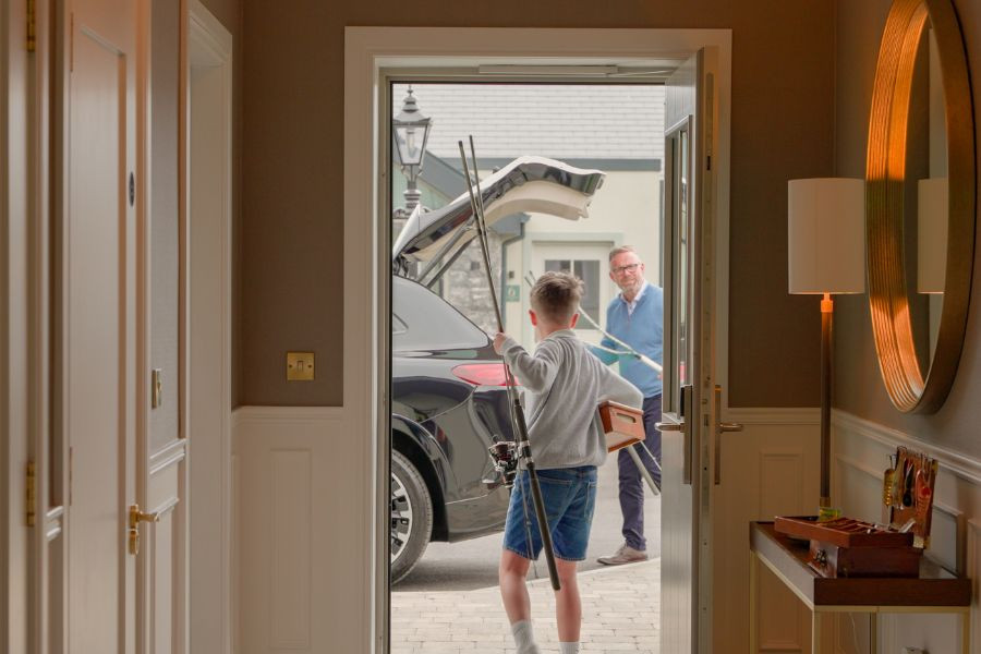 Lodges exterior www.glenloabbeyhotel.ie